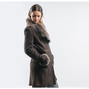 Vintage genuine toscana sheepskin coat